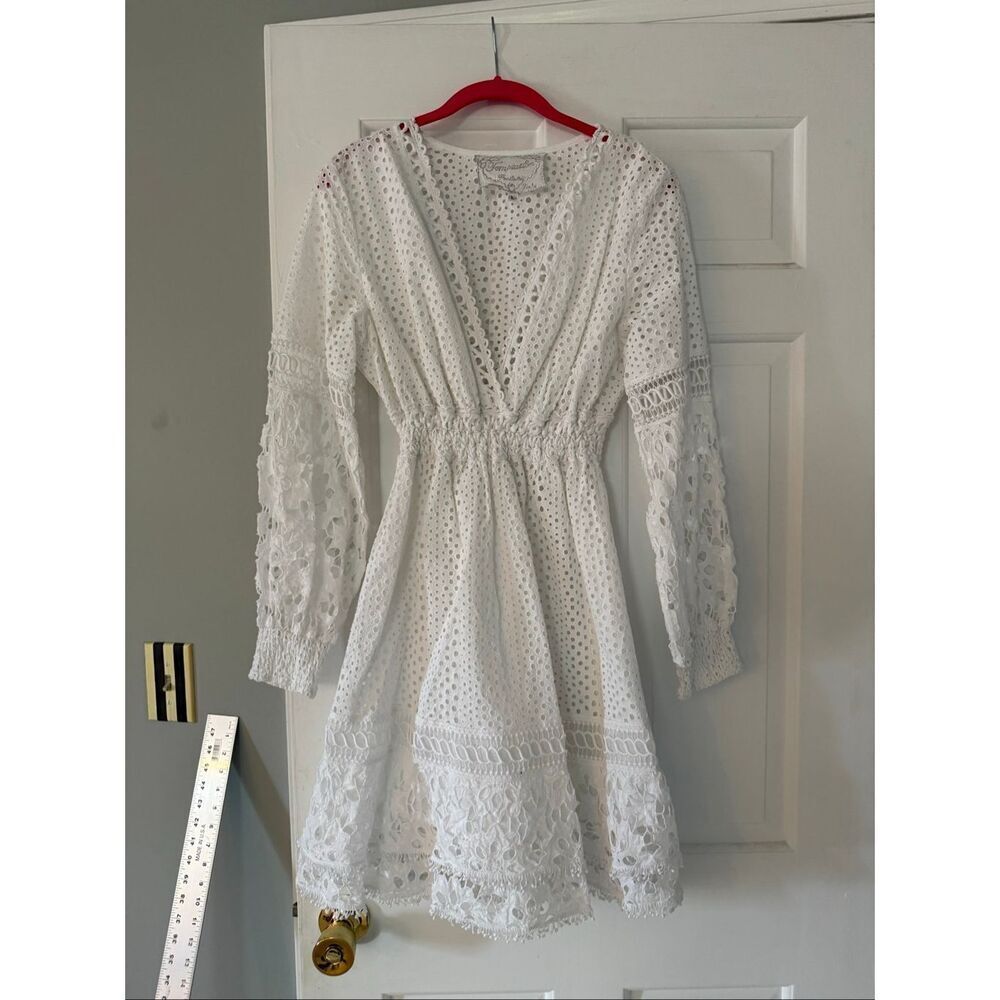 Temptation Positano White Lace Mini Dress